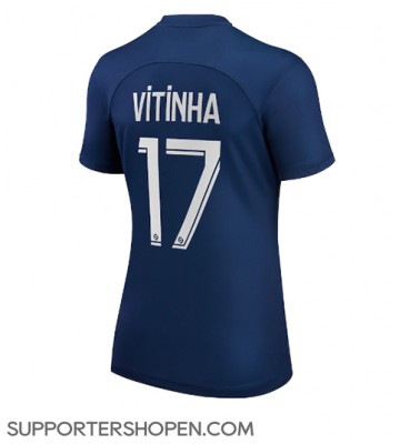 Paris Saint-Germain Vitinha Ferreira #17 Hemma Matchtröja Dam 2022-23 Kortärmad